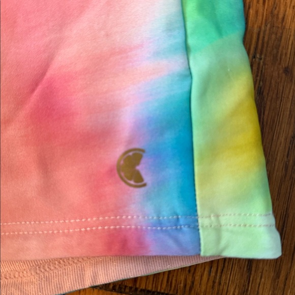 Citrus Colorful tie-dye reversible swim boy shorts Large - Picture 5 of 6